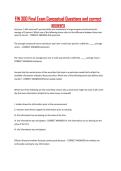 &colon; FIN 300 Final Exam Conceptual Questions and Correct Answers &ndash; Comprehensive Finance Theory Review and Study Guide