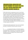 ORGANIZATIONAL&lowbar;BEHAVIOR&lowbar;18TH&lowbar;EDITION&lowbar;ROBBINS&lowbar;TEST&lowbar;BANK&lowbar;PRACTICE