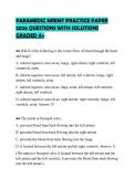 PARAMEDIC&lowbar;NREMT&lowbar;PRACTICE&lowbar;PAPER&lowbar;2026&lowbar;QUESTIONS&lowbar;WITH&lowbar;SOLUTIONS&lowbar;GRADED
