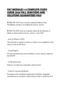 PAT MODULES 3