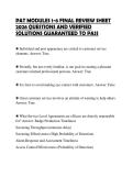 PAT MODULES 5