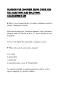 PEARSON&lowbar;VUE&lowbar;COMPLETE&lowbar;STUDY&lowbar;GUIDE&lowbar;2026&lowbar;FULL&lowbar;QUESTIONS&lowbar;AND&lowbar;SOLUTIONS