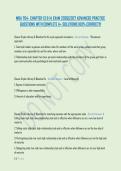 MBA 704- CHAPTER 13 & 14 EXAM 2026&vert;2027 ADVANCED PRACTICE &NewLine;QUESTIONS WITH COMPLETE A&plus; SOLUTIONS 100&percnt; CORRECT&excl;&excl;&excl;
