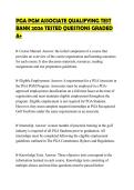 PGA&lowbar;PGM&lowbar;ASSOCIATE&lowbar;QUALIFYING&lowbar;TEST&lowbar;BANK&lowbar;2026&lowbar;TESTED&lowbar;QUESTIONS&lowbar;GRADED
