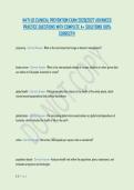 N471 U3 CLINICAL PREVENTION EXAM 2026&vert;2027 ADVANCED &NewLine;PRACTICE QUESTIONS WITH COMPLETE A&plus; SOLUTIONS 100&percnt; &NewLine;CORRECT&excl;&excl;&excl; 