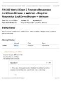 FIN 305 WEEK 5 EXAM 3 REQUIRES RESPONDUS LOCKDOWN BROWSER &plus; WEBCAM &vert; QUESTIONS AND ANSWERS &vert; 2026 UPDATE &vert; 100&percnt; CORRECT&period;