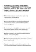 PHARMACOLOGY&lowbar;AND&lowbar;THE&lowbar;NURSING&lowbar;PROCESS&lowbar;MASTER&lowbar;TEST&lowbar;2026&lowbar;COMPLETE&lowbar;QUESTIONS