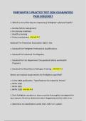 Firefighter 1 Practice Test Questions and Answers 2026&sol; 2027 &vert; 100&percnt; Verified Answers