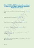 NICET Level 2 NFPA 25&colon; Exam 2026&vert;2027 Advanced Practice Questions with Complete A&plus; Solutions 100&percnt; Correct&excl;&excl;&excl; &lpar;Standard for Inspection&comma; Testing&comma; and Maintenance of  Water-Based Fire Protection Systems&rpar; 