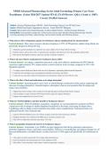 NR568&sol; NR 568 Advanced Pharmacology Final Exam &lpar;Latest 2026&sol;2027 Update&rpar; &vert; Complete Exam Questions with Verified Answers and Detailed Rationales &vert; Comprehensive AGPCNP Pharmacology Review &vert; A&plus; Graded &vert; Chamberlain University&NewLine;&NewLine;