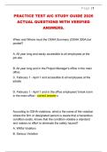 PRACTICE TEST AIC STUDY GUIDE 2026 &NewLine;ACTUAL QUESTIONS WITH VERIFIED &NewLine;ANSWERS&period; 