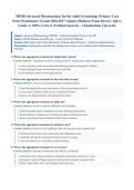 NR568&sol; NR 568 Advanced Pharmacology for AGPCNP &lpar;Latest 2026&sol;2027 Update&rpar; &vert; Complete Exam Questions with Verified Answers and Detailed Rationales &vert; Comprehensive Pharmacology Review &ndash; Antibiotics&comma; Hormones&comma; Antiretrovirals&comma; BPH&comma; ED &vert; A&plus; Graded