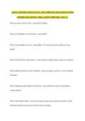 AONN CERTIFICATION EXAM &vert; 185 COMPLETE QUESTIONS WITH EXPERT SOLUTIONS &vert; 2026 LATEST UPDATED &vert; GET A&plus;