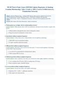 NR565&sol; NR 565 Week 6 Final Exam &lpar;Latest 2026&sol;2027 Update&rpar; &vert; Complete Exam Questions with Verified Answers and Detailed Rationales &vert; Respiratory Pharmacology &ndash; Asthma&comma; COPD&comma; Smoking Cessation &vert; A&plus; Graded &vert; Chamberlain University&NewLine;&NewLine;