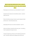 BREAST CARE NURSE CERTIFICATION  EXAM &vert;  COMPLETE QUESTIONS WITH EXPERT SOLUTIONS &vert; 2026 LATEST UPDATED &vert; GET A&plus;