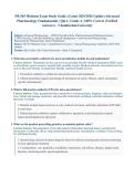 NR565&sol; NR 565 Midterm Exam Study Guide &lpar;Latest 2026&sol;2027 Update&rpar; &vert; Complete Exam Questions with Verified Answers and Detailed Rationales &vert; Advanced Pharmacology Fundamentals &vert; A&plus; Graded &vert; Chamberlain University&NewLine;&NewLine;