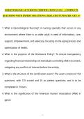 GERONTOLOGICAL NURSING CERTIFICATION EXAM   &vert;  COMPLETE QUESTIONS WITH EXPERT SOLUTIONS &vert; 2026 LATEST UPDATED &vert; GET A&plus;