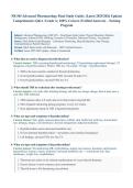 NR565&sol; NR 565 Advanced Pharmacology Final Study Guide &lpar;Latest 2026&sol;2027 Update&rpar; &vert; Complete Exam Questions with Verified Answers and Detailed Rationales &vert; Comprehensive Q&A &ndash; Pharmacokinetics&comma; Drug Interactions&comma; Controlled Substances