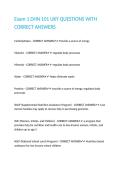 Exam 1 DHN 101 UKY QUESTIONS WITH CORRECT ANSWERS&period;