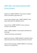 ANPH 1002- unit 2 Exam Questions With Correct Answers
