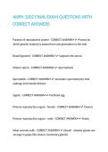 ANPH 1002 FINAL EXAM QUESTIONS WITH CORRECT ANSWERS&period;