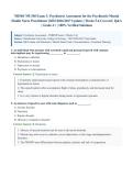 NR548&sol; NR 548 Exam 3 &lpar;Latest 2026&sol;2027 Update&rpar; &vert; Complete Exam Questions with Verified Answers and Detailed Rationales &vert; Psychiatric Assessment for PMHNP &ndash; MSE&comma; Risk Assessment&comma; Suicide & Violence Screening &vert; A&plus; Graded