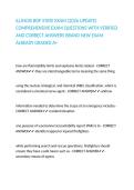 ILLINOIS BOF STATE EXAM &lpar;2026 UPDATE&rpar; COMPREHENSIVE EXAM QUESTIONS WITH VERIFIED AND CORRECT ANSWERS BRAND NEW EXAM ALREADY GRADED A&plus;&period;&NewLine;