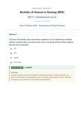 NUR 2502  MDC III - Multidimensional Care III &lpar;Latest  2026&sol;2027&rpar; Exam 1 Question Bank - Reproductive & Renal Disorder