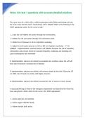 Nclex- Cris-test 1 questions with accurate detailed solutions