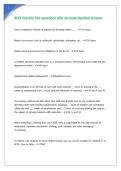 RCFE Practice Test questions with accurate detailed answers