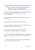 COMSAE Phase 3 Practice Exam Questions and Correct Answers &lpar;100&percnt; Verified Answers&rpar; 2025&vert;2026 Q&A &vert; BRAND NEW&excl;&excl;&excl;