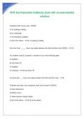 RCFE Test Preparation &lpar;California&rpar; Exam with accurate detailed solutions