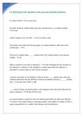 CA RCFE Exam &lpar;22&rpar; questions with accurate detailed solutions