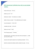 RCFE Administrator Certification Exam with accurate detailed solutions