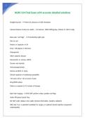 NURS 524 Final Exam with accurate detailed solutions