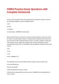 FINRA Practice Exam Questions with Complete Solutions
