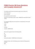 FINRA Practice SIE Exam Questions with Complete Solutions