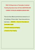 FDNY C30 Supervision of Flammable&lowbar;Combined &NewLine;Finishing Operations Exam ACTUAL QUESTIONS AND &NewLine;CORRECT DETAILED ANSWERS &vert;BRAND NEW&excl;