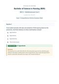 Exam 1 - NUR2392 &sol; NUR 2392 &lpar;Latest 2026 &sol; 2027&rpar; &colon; Multidimensional Care II &sol; MDC 2 - Rasmussen
