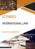LCP4801-️2026️ INTERNATIONAL LAW  FULL EXAMPACK  EVERYTHING YOU NEED TO EXCEL IN YOUR EXAM
