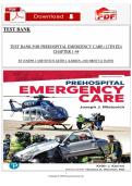 Prehospital Emergency Care &lpar;12th Edition&rpar; by Joseph J&period; Mistovich&comma; Keith J&period; Karren & Brent Q&period; Hafen &vert; ISBN 9780138223861 &vert; Complete Test Bank for Chapters 1&ndash;44