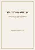 NAIL TECHNICIAN EXAM