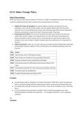 IGCSE History Hitler's Foreign Policy