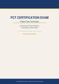 PCT CERTIFICATION EXAM
