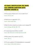 3CX BASIC CERTIFICATION TEST BANK&NewLine;2026 VERIFIED QUESTIONS WITH&NewLine;ANSWERS GRADED A&plus;