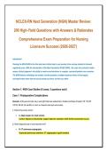 NCLEX-RN Next Generation &lpar;NGN&rpar; Master Review&colon; &NewLine;200 High-Yield Questions with Answers & Rationales &NewLine;Comprehensive Exam Preparation for Nursing Licensure Success &lpar;2026-2027&rpar; 