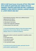 HESI A2 A&P Grand Canyon University ACTUAL FINAL EXAM &NewLine;WITH COMPLETE QUESTIONS AND CORREC DETAILED &NewLine;ANSWERS VERIFIED QUESTIONS AND WELL ELABORATED &NewLine;ANSWERS &lpar;A NEW UPDATED VERSION&rpar; &vert;ALREADY GRADED &NewLine;A&plus; LATEST UPDATE 2026-2027  