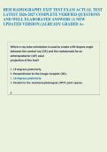 HESI Radiography Practice 2026