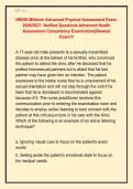 NR509 Midterm Advanced Physical Assessment Exam&comma; &NewLine;2026&sol;2027 -Verified Questions Advanced Health &NewLine;Assessment Competency Examination&vert;&vert;Newest &NewLine;Exam&excl;&excl;&excl;