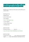 AAERT EXAMPREP REVIEW SHEET TESTED&NewLine;QUESTIONS AND ACCURATE ANSWERS